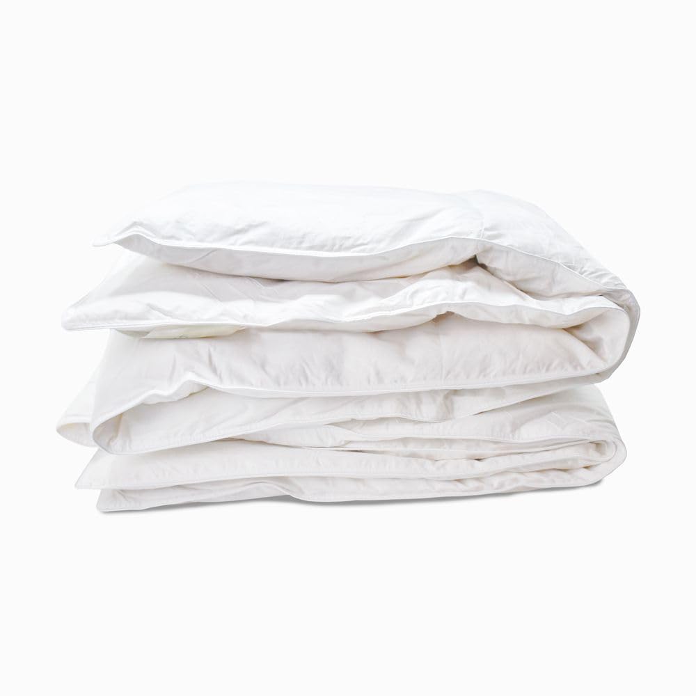 Lancashire Bedding 10.5 Tog Goose Feather and Down Duvet โ Extra Comfort and Warmth Quilt, 100% Cotton Cover, Breathable & Machine Washable Comforter Insert, Emperor Size, 235 x 290 Cm