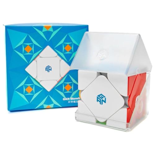 Image of GAN Skewb M Magnetic Speed Cube | Core Magnets, GES Pro Dual Adjustment & Lightest 86g Design | Magnetic Core-Positioning System & 90 Corner Cutting