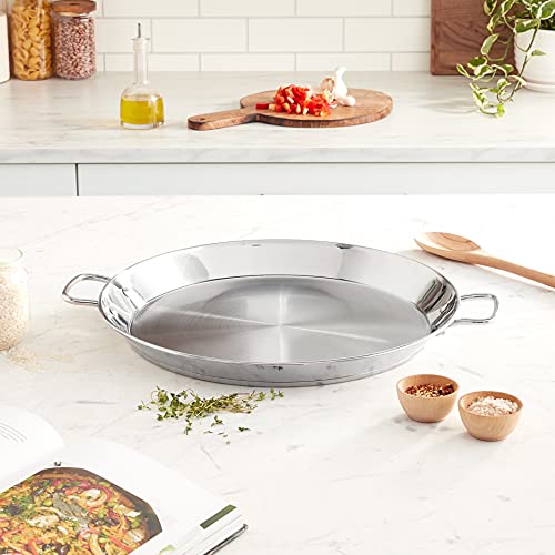 Garcima SSF-16 16-Inch Stainless Flat Bottom Paella Pan thumb #7