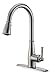 Purelux Aquablade Kitchen Faucet Classic Design Single Handle 3 Mode Kitchen Sink Faucets with Pull Down Sprayer, Brushed Nickel fits 1 or 3 Hole Installation