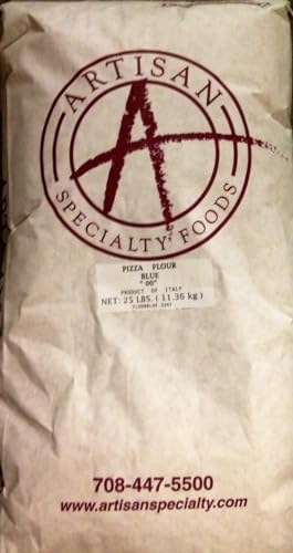 Artisan Specialty "00" Pizza Flour, All Natural - 25 Lb Bag - Premium High Gluten Flour for Neapolitan Pizza, Wood Fired & Electric Ovens