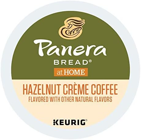 Panera Bread Hazelnut Creme Coffee single serve capsules for Keurig K-Cup Pod brewers (80 Count)