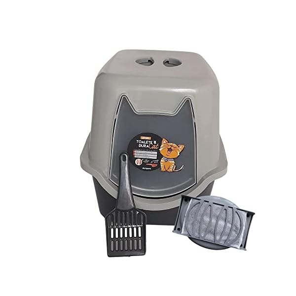 Durapets Toalete Gato Duracats Preta Para Gatos - Imagem 2