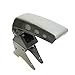 Universel Accoudoir Central Console Accessoire de Rangement et Repose-bras Cuir synthetique avec Compartiment Organiseur Piece Detachee d'Interieur de Voiture Noir et Gris