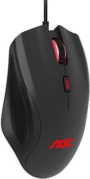 AOC GM200 Oyun Faresi - 4.200 DPI - RGB Renkler - 1,8 Metre PVC Kablo