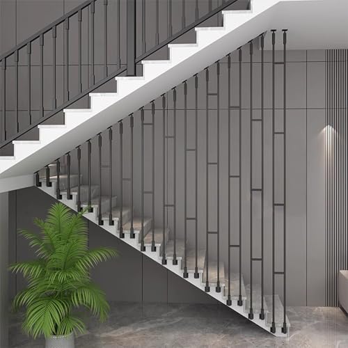 Garde-corps sur mesure et balustres d'escalier en fer industriels