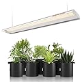 Spider Farmer SF600 LED Grow Lights 2x4 ft Coverage Sunlike Full Spectrum Plant Growing Lamp for Indoor Plants Seeding Veg Flower Energy Saving & High Efficiency Grow Light 384 Diodes
