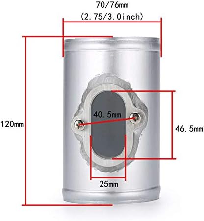 Miniatura 3 de mass air flow sensor Air Mass Sensor Adapter Compatible with Chevrolet Cruze For Opel Astra Maf Performance Air Intake Meter Mount