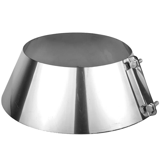 Collarin anti-pluie diamètre 80 pour raccord de conduit de cheminée