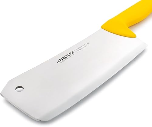 Miniatura 3 de Arcos Cuchillo de carnicero de acero inoxidable nitrum de 9 pulgadas y hoja de 9.449 in. Cuchillo de carnicero profesional. Mango ergonómico de