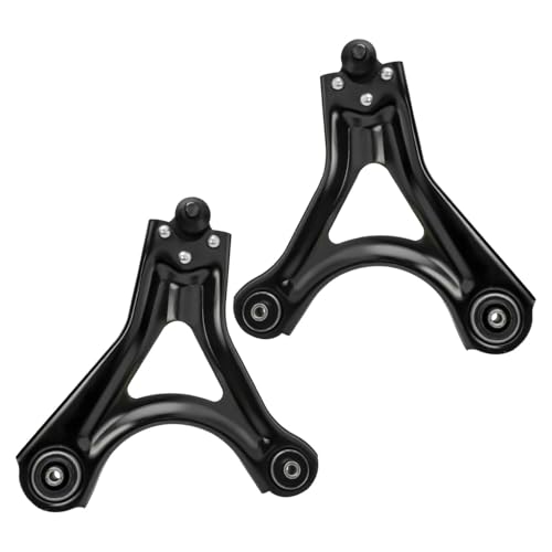 Image of Detroit Axle - 8pc Front End Kit for Ford Contour Mercury Mystique Cougar, 2 Lower Control Arms with Ball Joints 2 Sway Bar Links 4 Outer Inner Tie Rods 1999 2000 Replacement