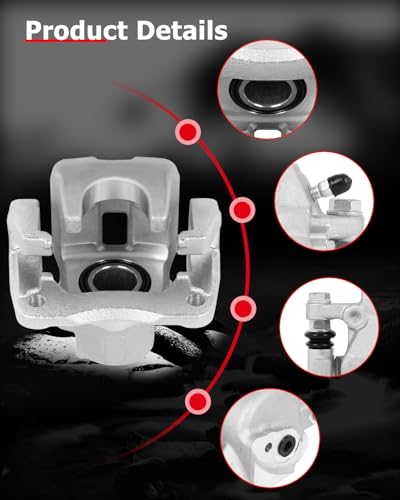Image of cciyu 19B3193 19B3192 Rear Left & Right Brake Calipers With Bracket For Toyota For RAV4 2006-2012