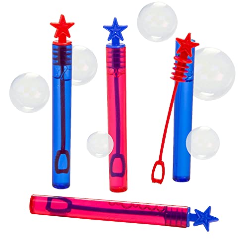 Patriotic Bubble Tubes, 24 Pieces