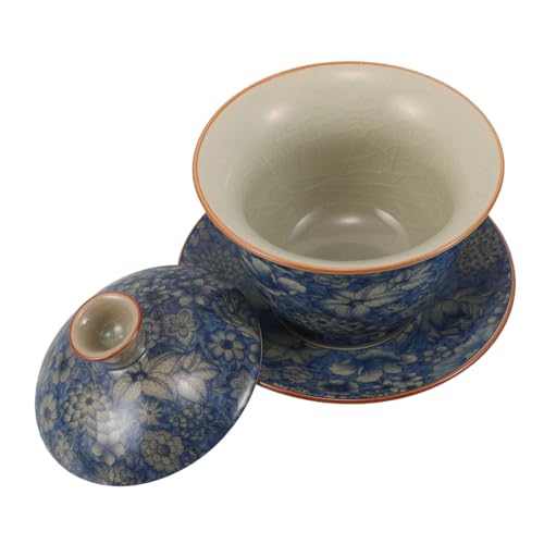 FUNNETOYU Tazza da Tè in Porcellana con Coppa Retro in per Degustazione Design Semplice e Funzionale e Ufficio per Amanti del Tè