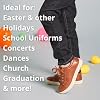 Deer Stags Boys Kane Fashion Sneakers Casual and Formal Lace up Dress Shoes