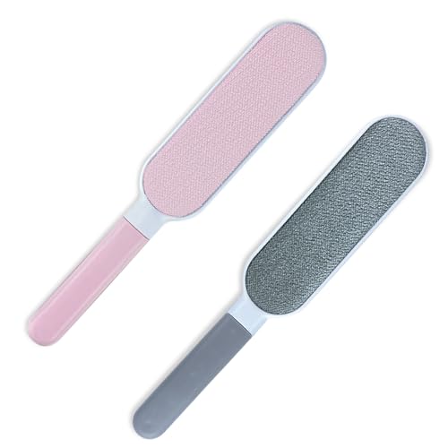 Cepillo Quitapelusas,Cepillo Quitapelusas Ropa,Cepillo para Ropa,Cepillo de Pelusa de Doble Cara,2 Pieza Quitar Pelusas Ropa para Ropa,Sofá,Alfombra para Quitar Pelusas,Polvo y Pelo de Animales