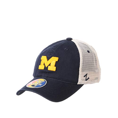 NCAA Michigan Wolverines Adjustable University Hat Kids Team Color, Michigan Wolverines Navy, Adjustable