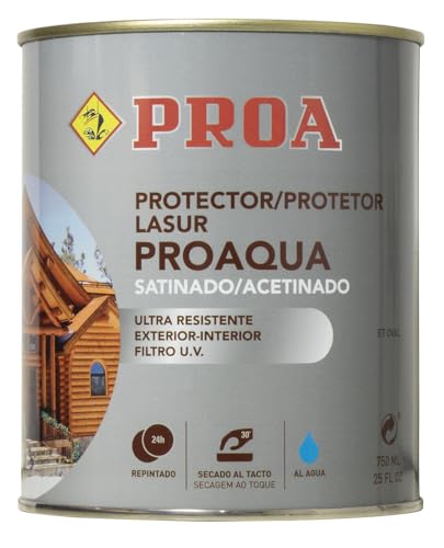 Proa Lasur Protector Madera Exterior Nogal 750ml