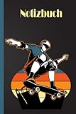 Skateboard Notizbuch: Skateboard Notizbuch, breit liniert, liniertes Papier-Notizbuch für Schule, Studenten, Geschenk für Kinder, Jungen, Mädchen, Skateboard-Liebhaber