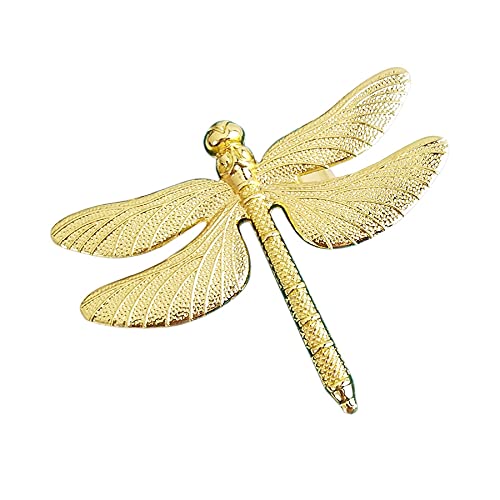 CTRLZS 6PCS Dragonfly Napkin Ring Gold DIY Hotel Wedding Banquet Table Display Metal Napkin Buckle
