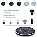 FEELLE Solar Fountain, Solar Bird Bath Fountain Pump 1.4W Solar Powered Water Pump Kit for Birdbath, Pond, Pool and Outdoor Garden