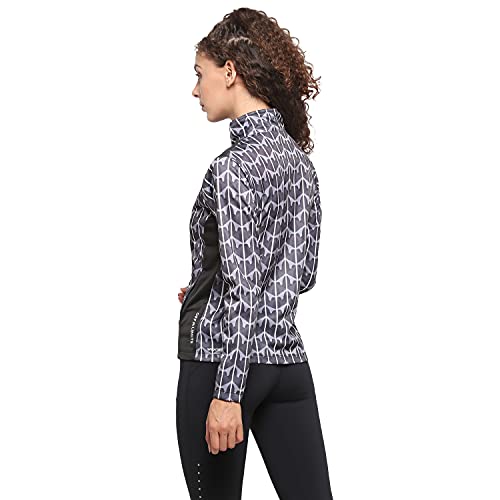 Image of OFF LIMITS Polyester Standard Length WMN SP AOP CNS Jacket FOR WOMEN ( BLACK / GREY ),Medium