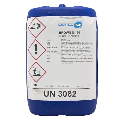 SIMPLETEK - Brunitore a Freddo 5Kg Brown S120 per Materiali