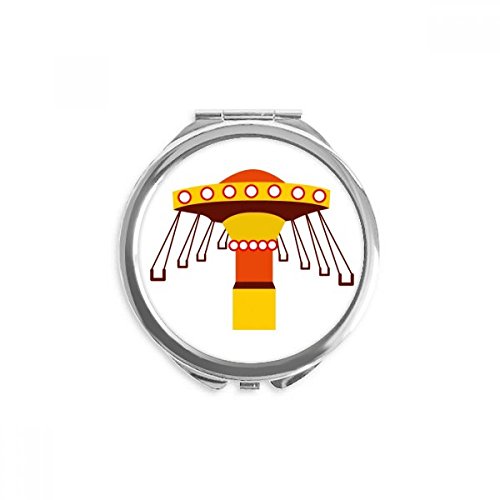 Miroir portable maquillage de poche à offrir cadeau illustration colorée