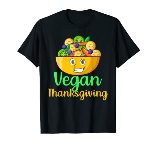 Vegano Acción de Gracias Camiseta