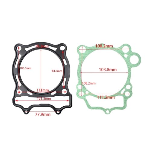 Juntas de pistón y cilindro de 95mm para solucionar pérdida de potencia en WR 450 7