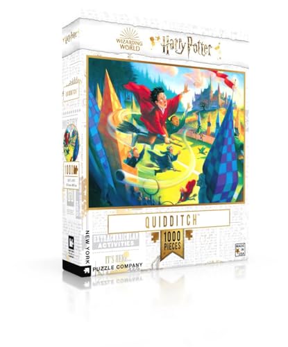 New York Puzzle Company - Harry Potter Quidditch - 1000 Piece Jigsaw Puzzle for Family Game Nights by Mary GrandPré