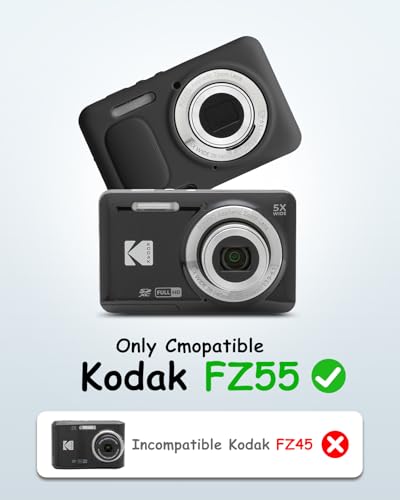 Funda rígida para cámara Kodak PIXPRO FZ55 con cubierta silicona miniatura 2