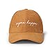 Sorority Shop Sigma Kappa Baseball Cap - Embroidered Logo, Soft 11-Wale Corduroy Light Brown