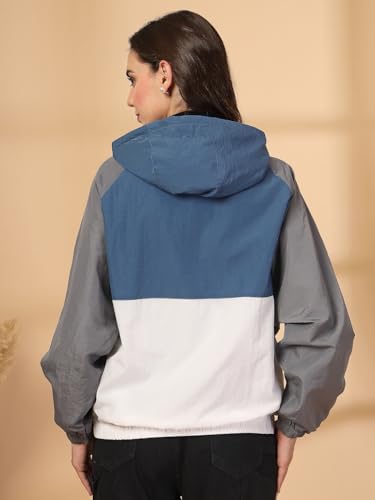 Image of CHKOKKO Sunscreen Jacket for Women Hooded Zipper Sports Jacket | UV Protection | Sun Protective | Lightweight Water Resistant | Riding Biker | Outdoor Travel Gym Running