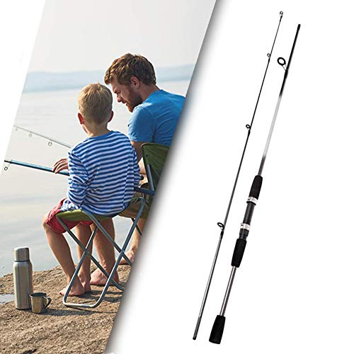 GWFISH Caña Surfcasting Casting, Caña de Pescar Aparejo de Pesca De Carbono Rock Fishing Carp Fishing Spinning Mar 2 Secciones De FRP,Spinning