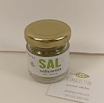 Sal de salicornia - Productos La Salá - Peso neto del producto 15gr - Ideal para hipertensos - 100% hidratada y molida - Sal vegetal 100% naturasl y sin aditivos - De la bahía de Cádiz.