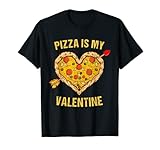 Pizza Is My Valentine Pizza Heart Valentine's Day Boys Girls T-Shirt
