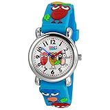 Die Uhr ist ausgestattet mit einem hochwertigem Kautschuk Armband in der eleganten Farbe hellblau.