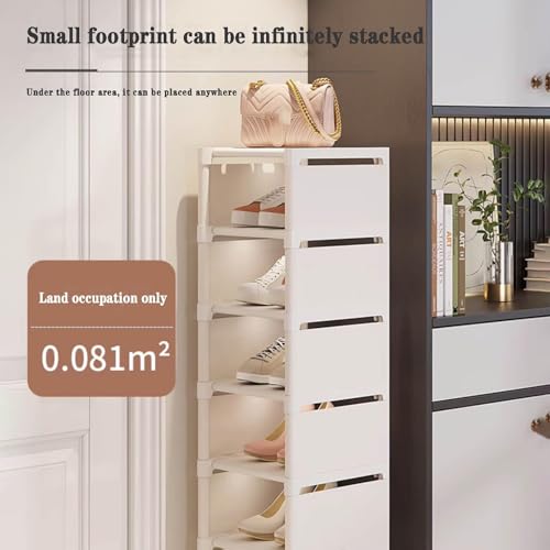 Étagère à chaussures étroite pour optimiser les petits espaces - 8