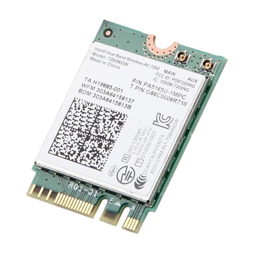 Image of DIS | Intel Dual Band Wireless-AC 7260 7260NGW Ngff Pcie Bluetooth Bt Wireless WiFi Card 802.11