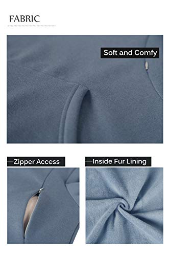 Smallshow Women's Fleece Maternity Nursing Sweatshirt Hoodie Kangaroo Pocket
