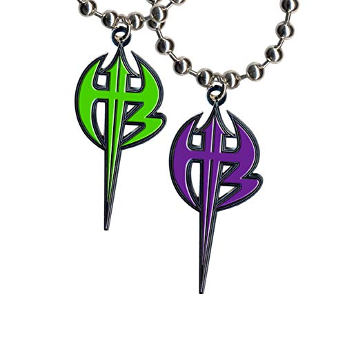 WWE Jeff Hardy Deal Set of 2 Different Logo Pendants