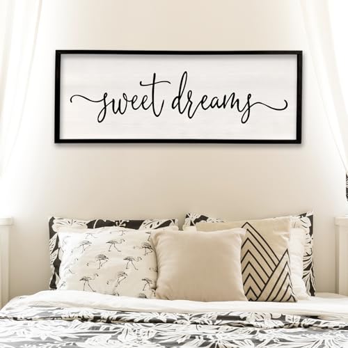 Surfapans Sweet Dreams Wall Decor Above Bed 32"x12" Master Bedroom
