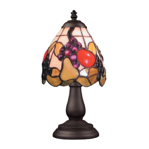 Elk 080-Tb-19 Mix And Match Fruit Tiffany Table Lamp, Bronze