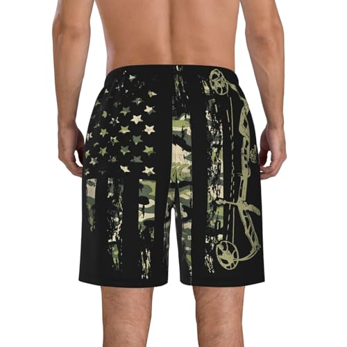 Ecuador American Flag Men's Beach Shorts Quick Dry Swim Shorts with Pockets Hawaii Board Trunks2