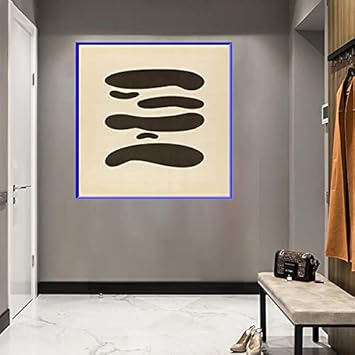 Amazon ヴィリー バウマイスター絵画ポスターインテリアウォールステッカー癒し絵画インテリア おしゃれ絵画 インテリア絵 リビングルーム油絵置物キャンバス壁の装飾壁画おしゃれ北欧 インテリア 60x60cm 24 X24 フレームなし ウォールステッカー オンライン通販