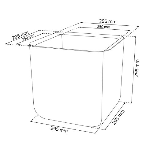 Pot de fleur noir résistant KETER Chalet et Jardin taille S