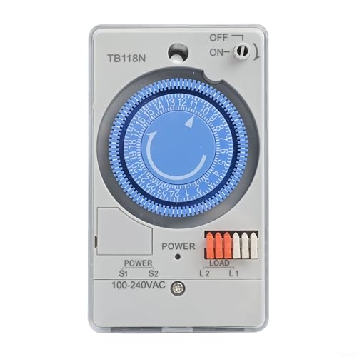 TB118N Mechanical timer to easily control your devices with user-friendly design and long battery life