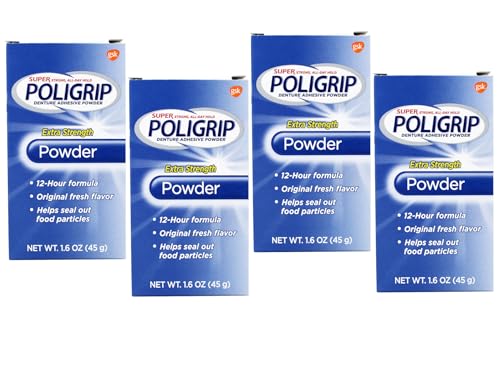 Super Poligrip Denture Adhesive Powder