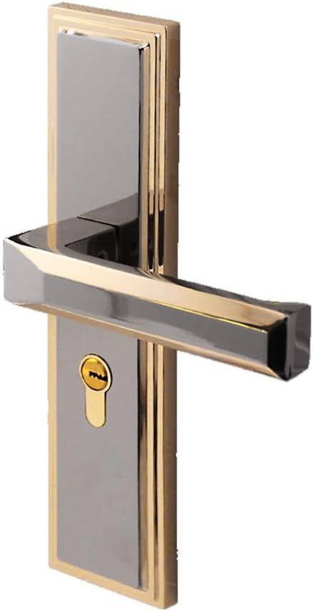 Aluminum Silent House Interior Door Lock Key Unlocking for Home Security Bedroom Living